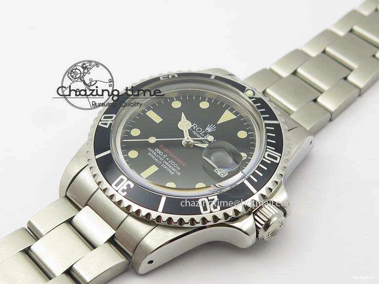 (Superlumed 200m Dial Hands) And black Best 1680 Edition Submariner 660ft A2836 Vintage 0215